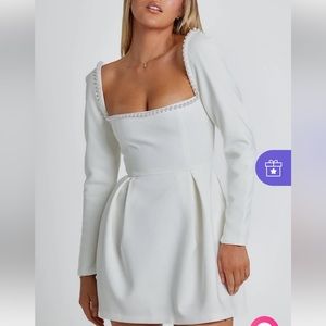 White Pearl Engagement Party or Bridal After Ceremony Dress NWT Sth Cute